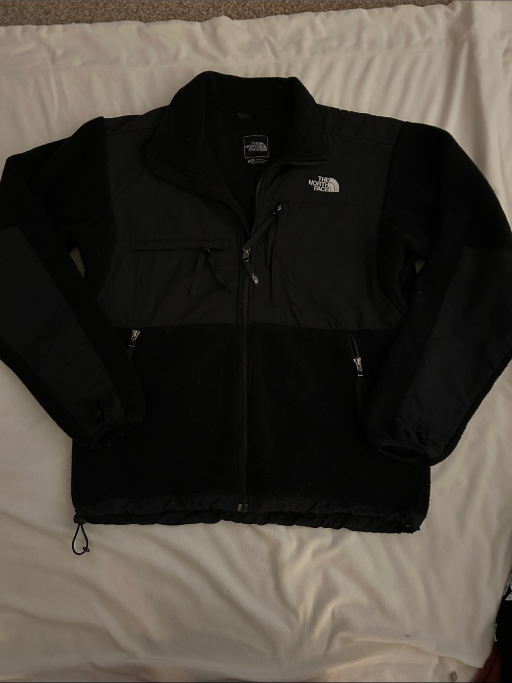 The North Face Men’s Black Fleece & Nylon Panel Jacket Sz:M